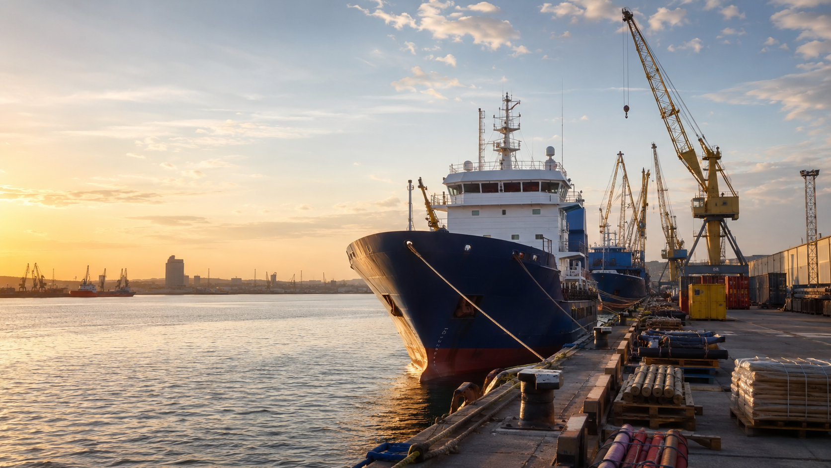 Ship chandler and ship supply services for commercial vessels across major African ports